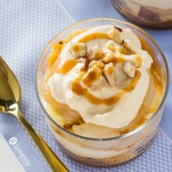 Easy Salted Caramel Pear Trifle | Dessert recipe at Spoonabilities