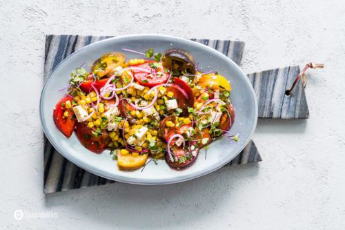 Simple Heirloom Tomato Salad | Summer Salad - Spoonabilities