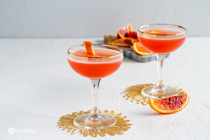 Solerno Cocktail : the Blood Orange Star Ruby - Spoonabilities