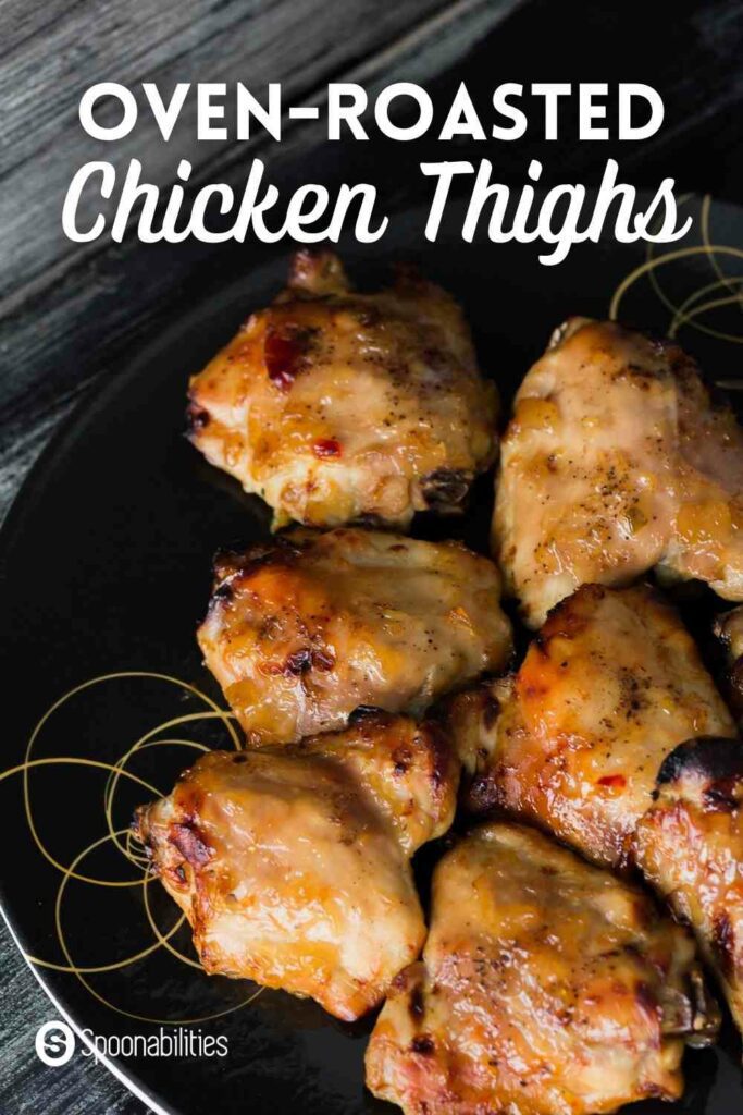 Oven-Roasted Chicken Thighs with Pineapple Habanero Sauce