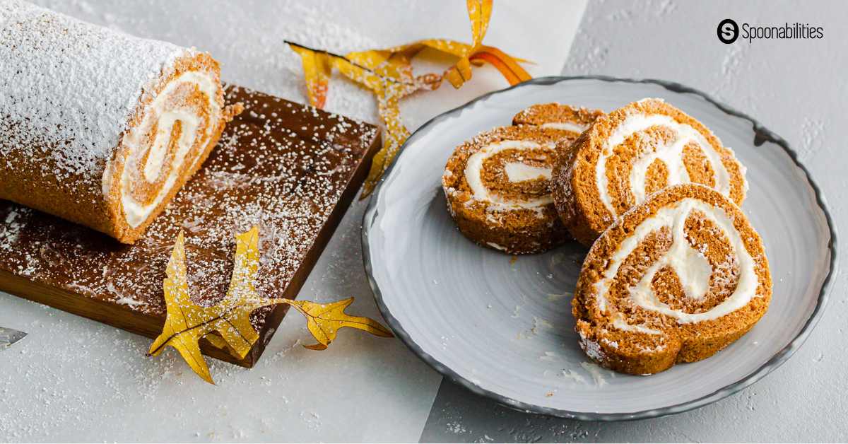 How to Make a Pumpkin Roll with Cream Cheese Filling - Peacock Ridge Farm